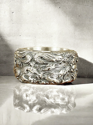 Nine Dragon Silver Ring (Item No. R0143)