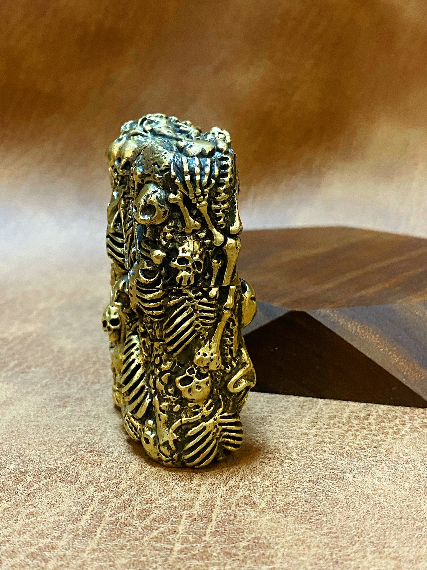 Burial Skull Zippo Lighter Case  (Item No. L0009) Tartaria Onlinestore