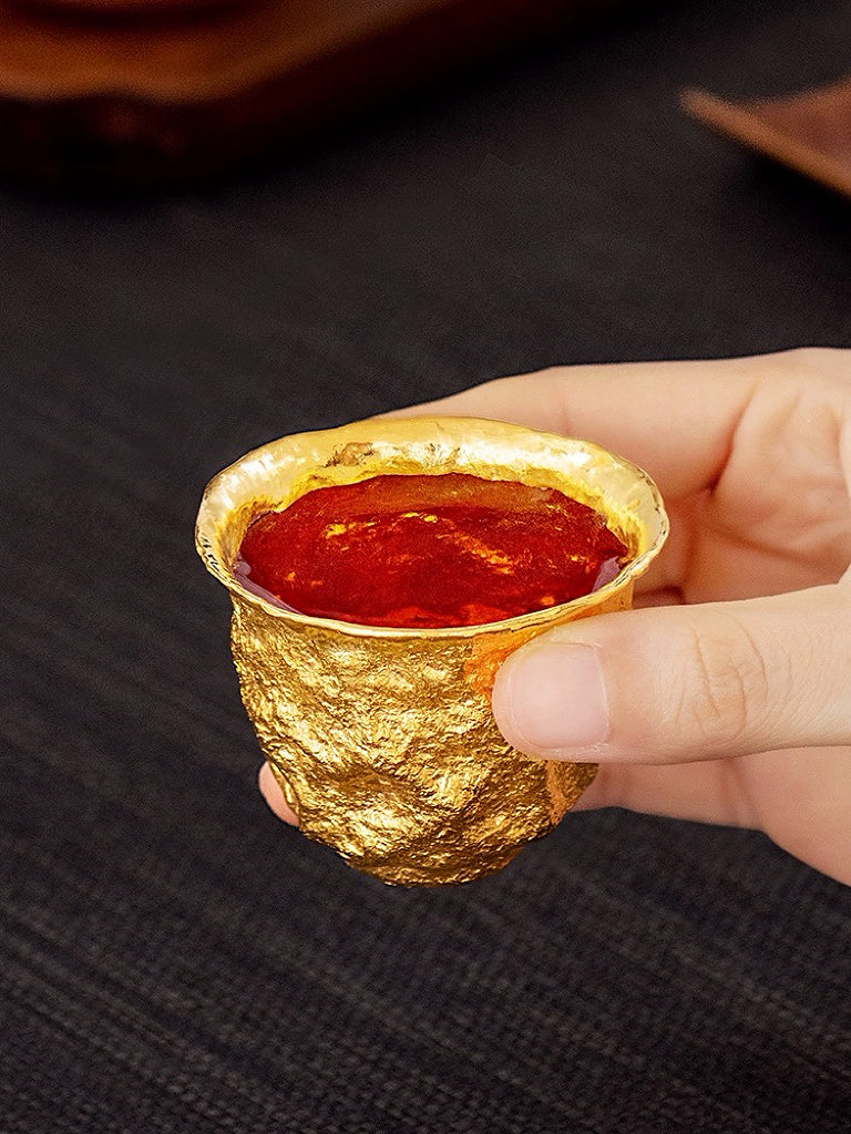 Stone 24K Gold Cup (Item No. GC002)