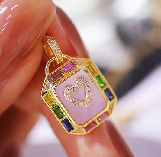 Vintage 18k Gold Diamond Pendant (Item No. VT101）