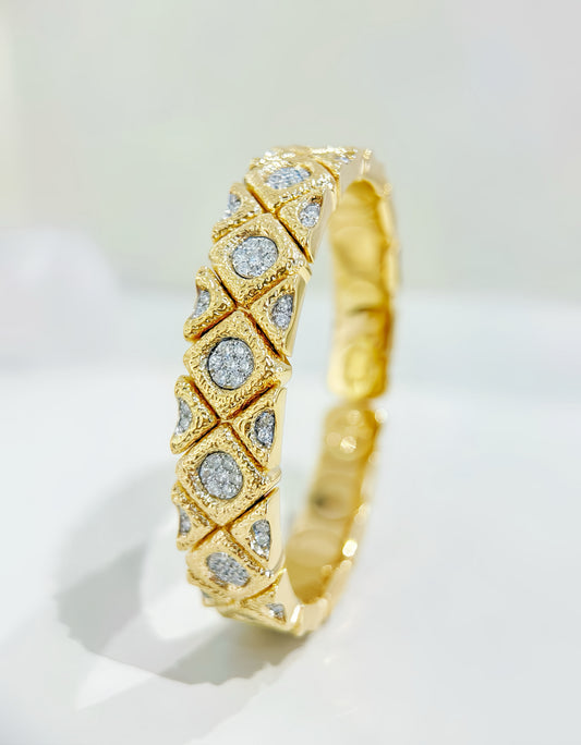 Vintage 18k Gold Diamond Bracelet (Item No. VT345)