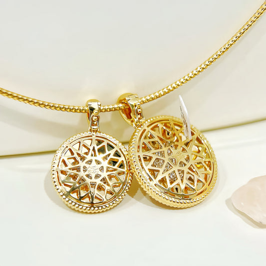Star 18k Gold Diamond Pendant (Item No. VT383）