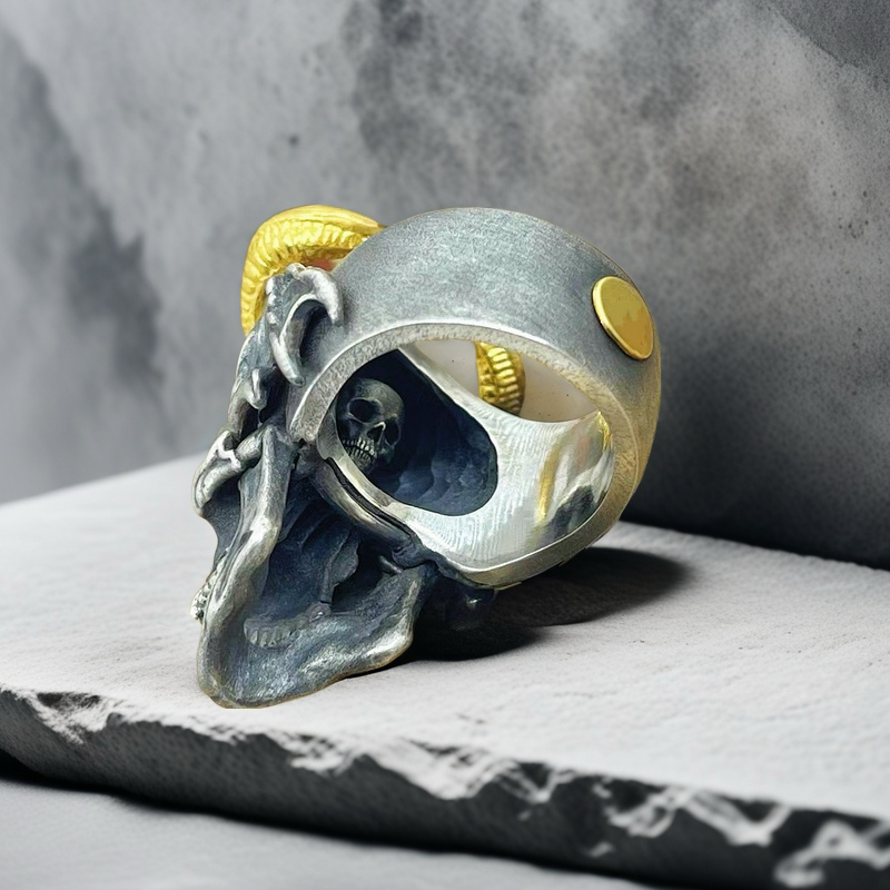 Demon King Silver Ring (Item No. SC031)