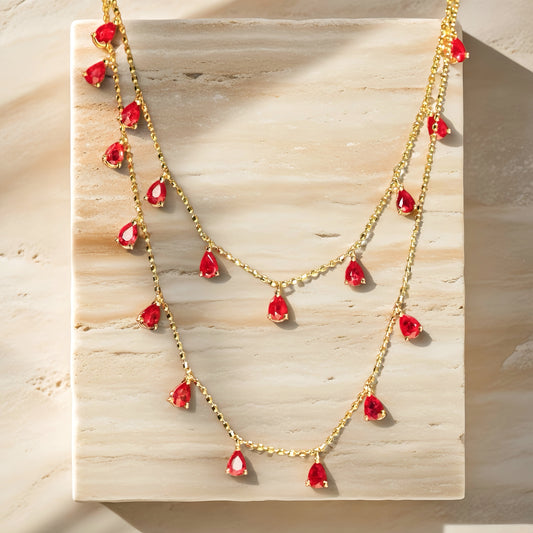 Vintage 18k Gold Diamond Necklace (Item No. VT207）