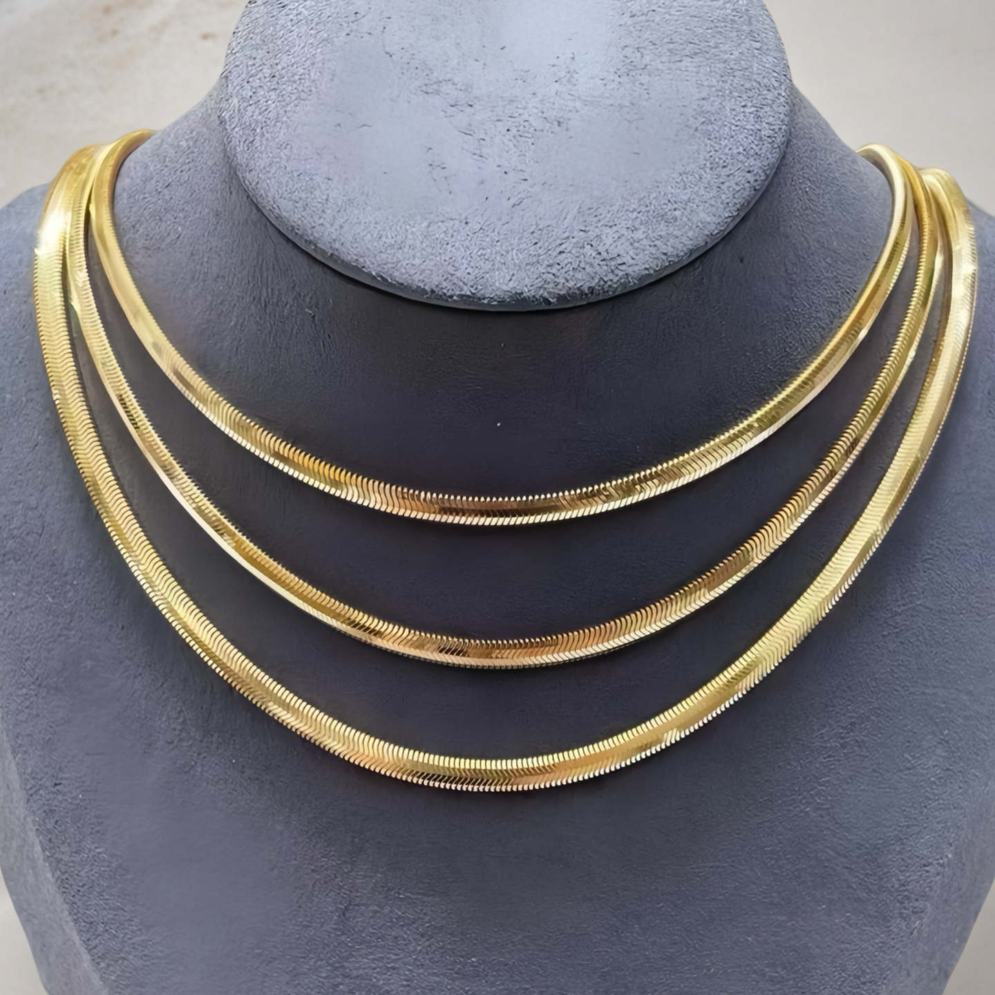 Snake 18k Necklace Chain (Item No. GN0007）