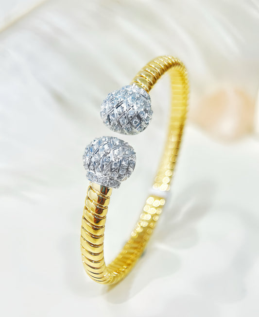 Vintage 18k Gold Diamond Bracelet (Item No. VT358)