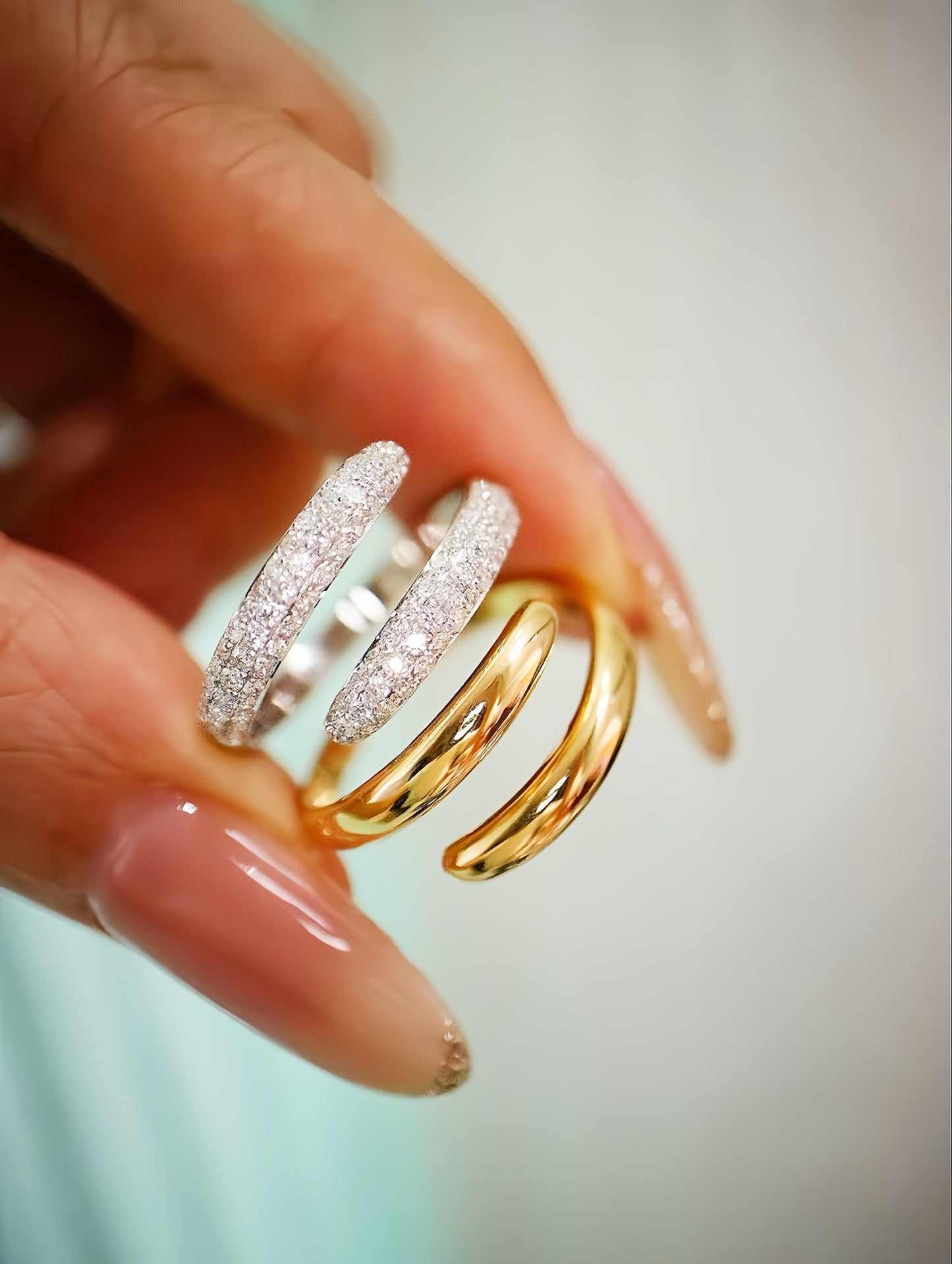 Tango Vintage 18k Gold Diamond Ring (Item No. VT029）