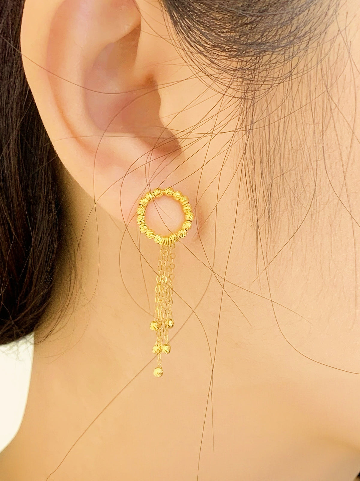 Classic 18k Gold Earring (Item No. SJER005）