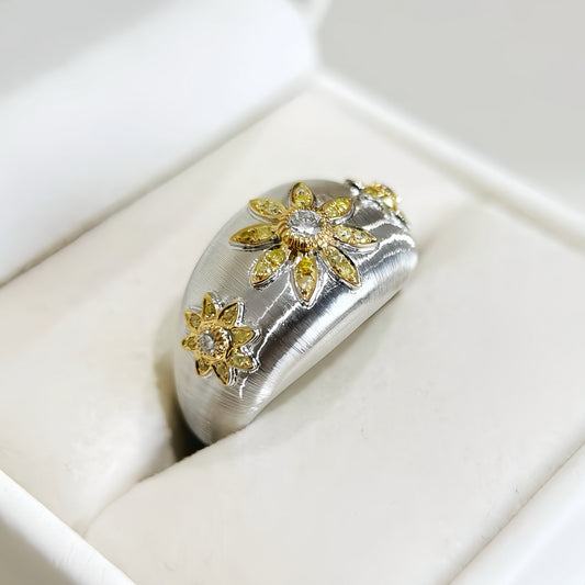 Vintage 18k Gold Diamond Ring (Item No. VT318)