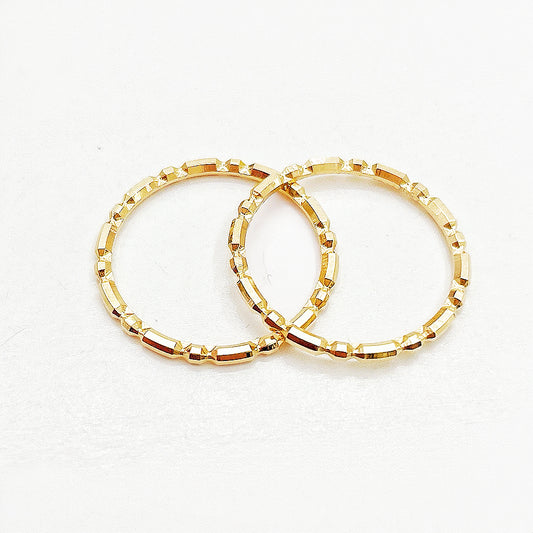 Classic 18k Gold Ring (Item No. HFR034）