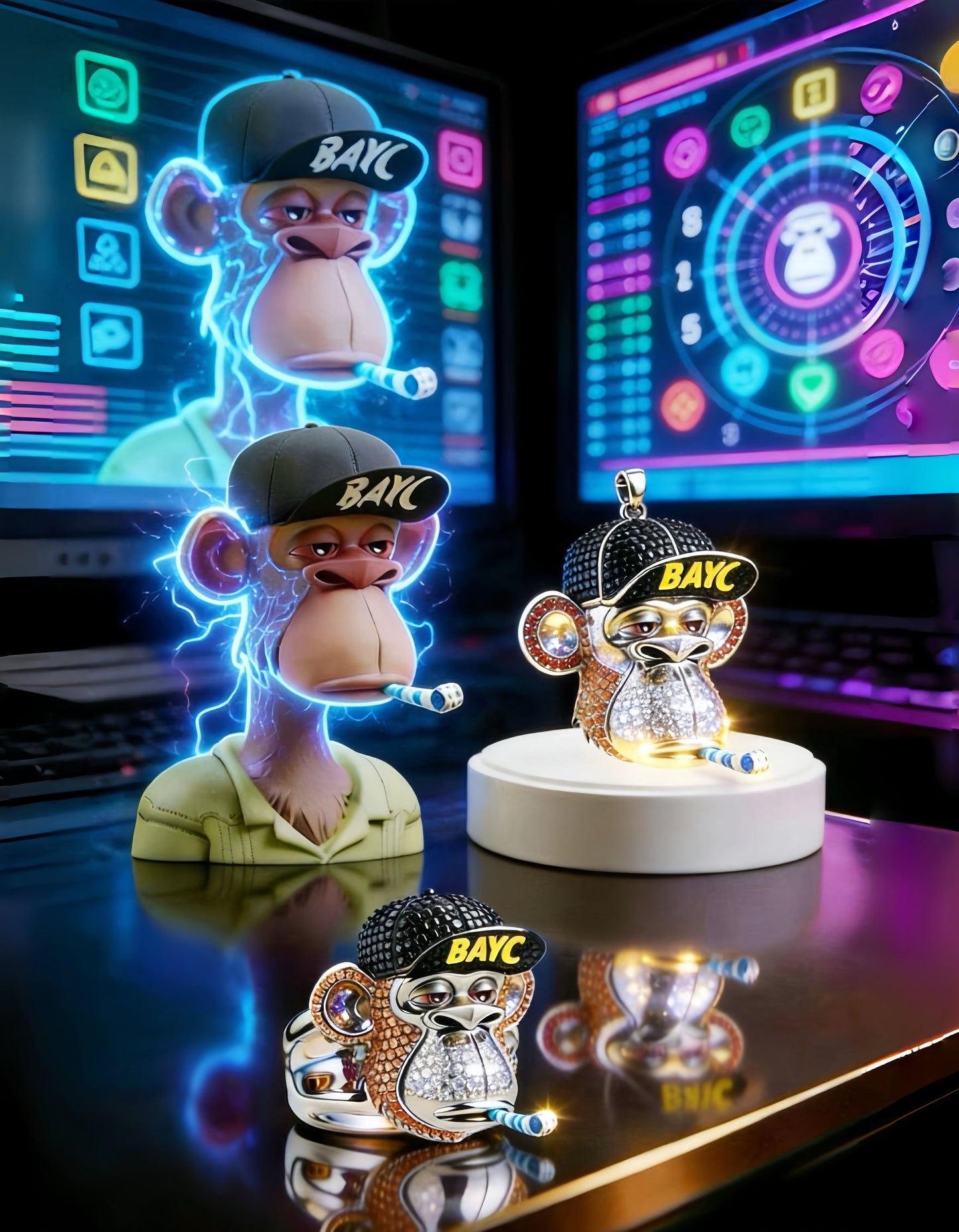 Bored Ape Yacht Club NFT Custom Jewelry