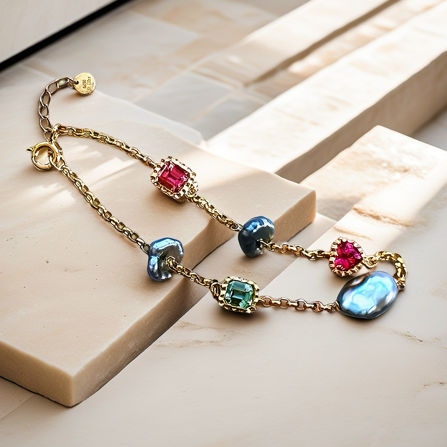 Vintage 18k Gold Diamond Bracelet (Item No. VT124）