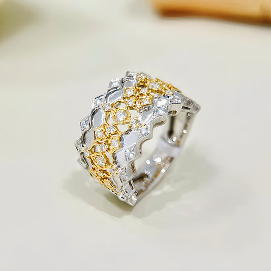 Vintage 18k Gold Diamond Ring (Item No. VT 283)