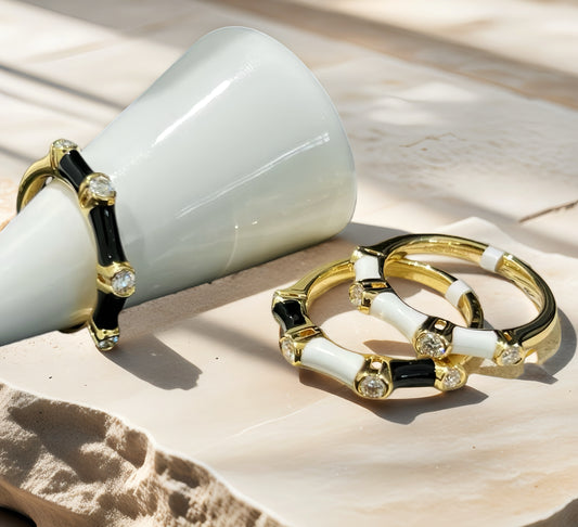 Vintage 18k Gold Diamond Ring (Item No. VT172）