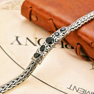 Braided Silver Bracelet (Item No. B0648）