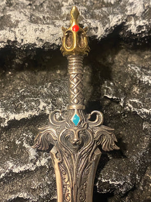 Lion Sword Silver Pendant (Item No. P0015)