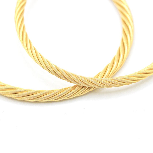 Elastic Muti-layer Twisted 18K Gold Bracelet (Item No. SH042CB)