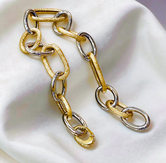 Curb Link 18K Gold Bracelet (Item No. SJB005）