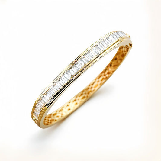 Vintage 18k Gold Diamond Bracelet (Item No. VT261）