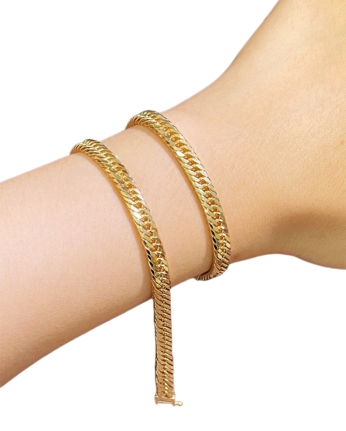 Weaving 18K Gold Bracelet (Item No. SJB019）