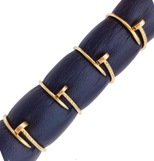 Nail 18k Gold Ring (Item No. HFR050）