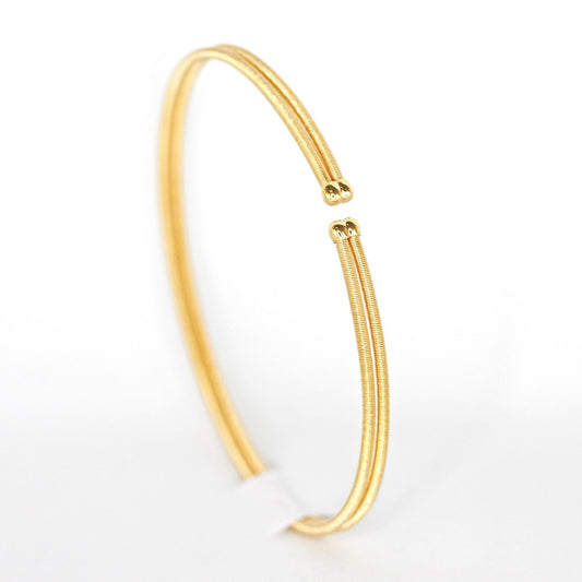 Twisted 18K Gold Bracelet (Item No. SR031CB）
