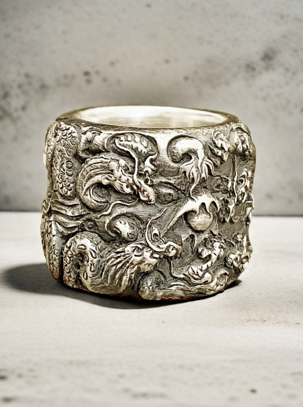 Nine Dragon Silver Ring (Item No. R0125)