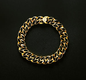 Enamel Curlink 9k/14k/18k Bracelet Chain (Item No. GB0002）
