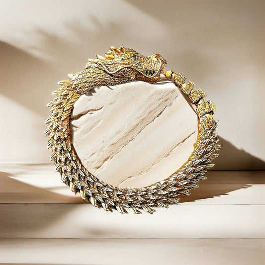 Gold Dragon Bracelet Chain (Item No. GB0022)