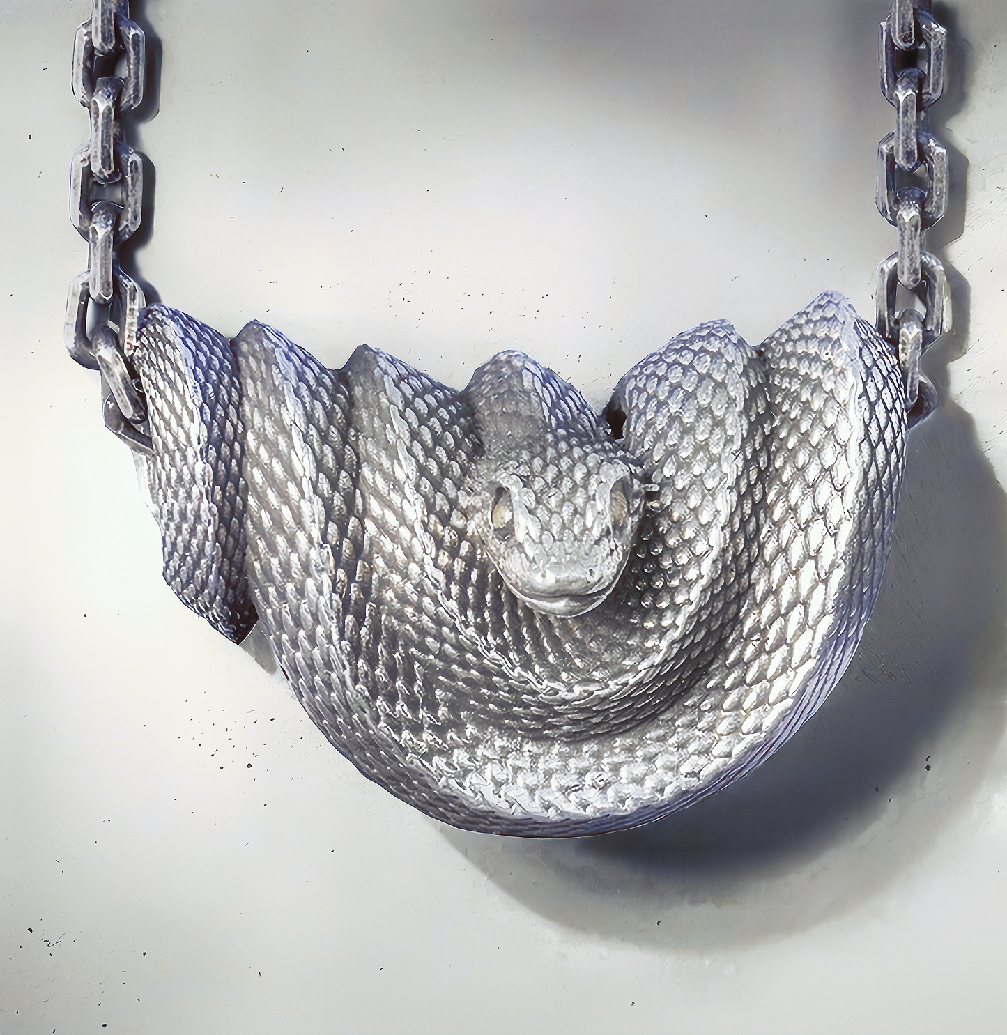 Coiling Snake Silver Pendant (Item No. P0008)