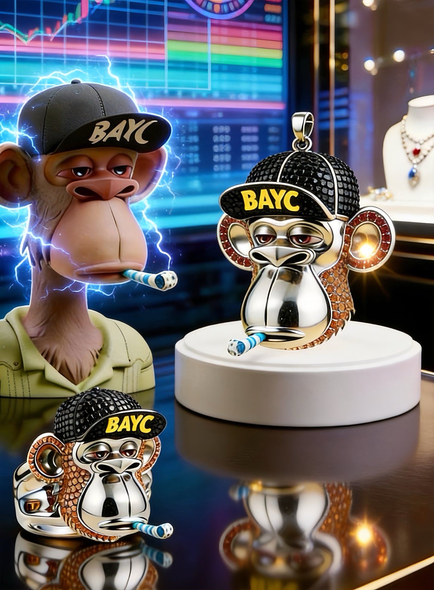 Bored Ape Yacht Club NFT Custom Jewelry