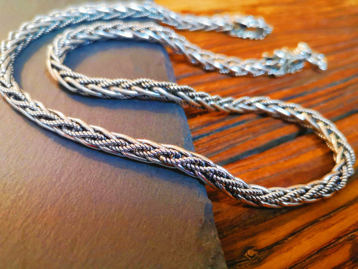 Dragon Handmade Silver Necklace Chain (Item No. N0013)