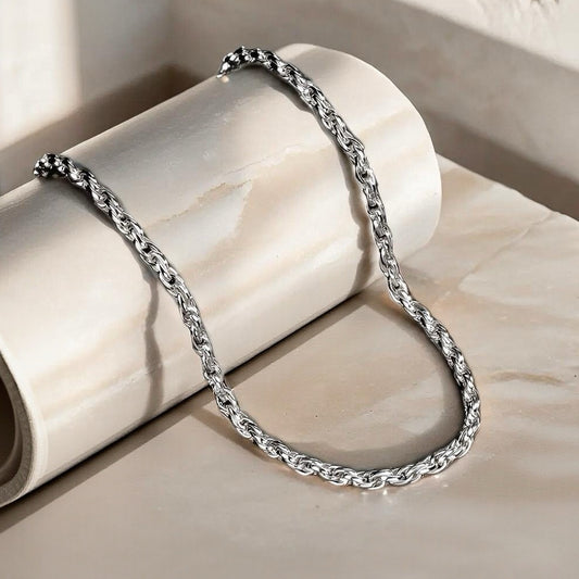 Classic Silver Necklace Chain (Item No. TDNS0001）