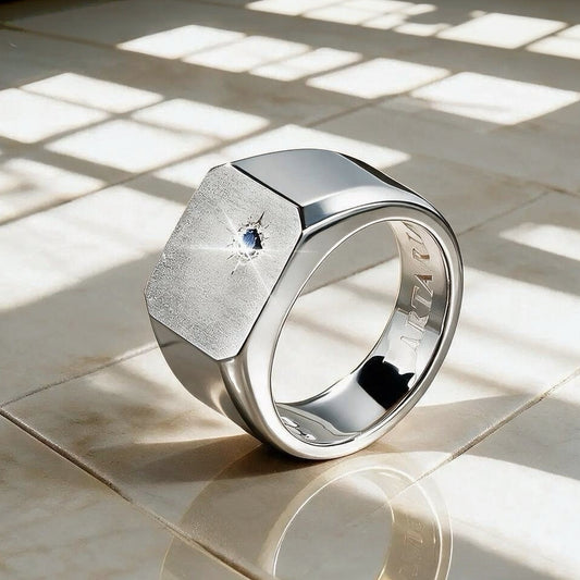 Signet Silver Ring (Item No. TDRS0010）
