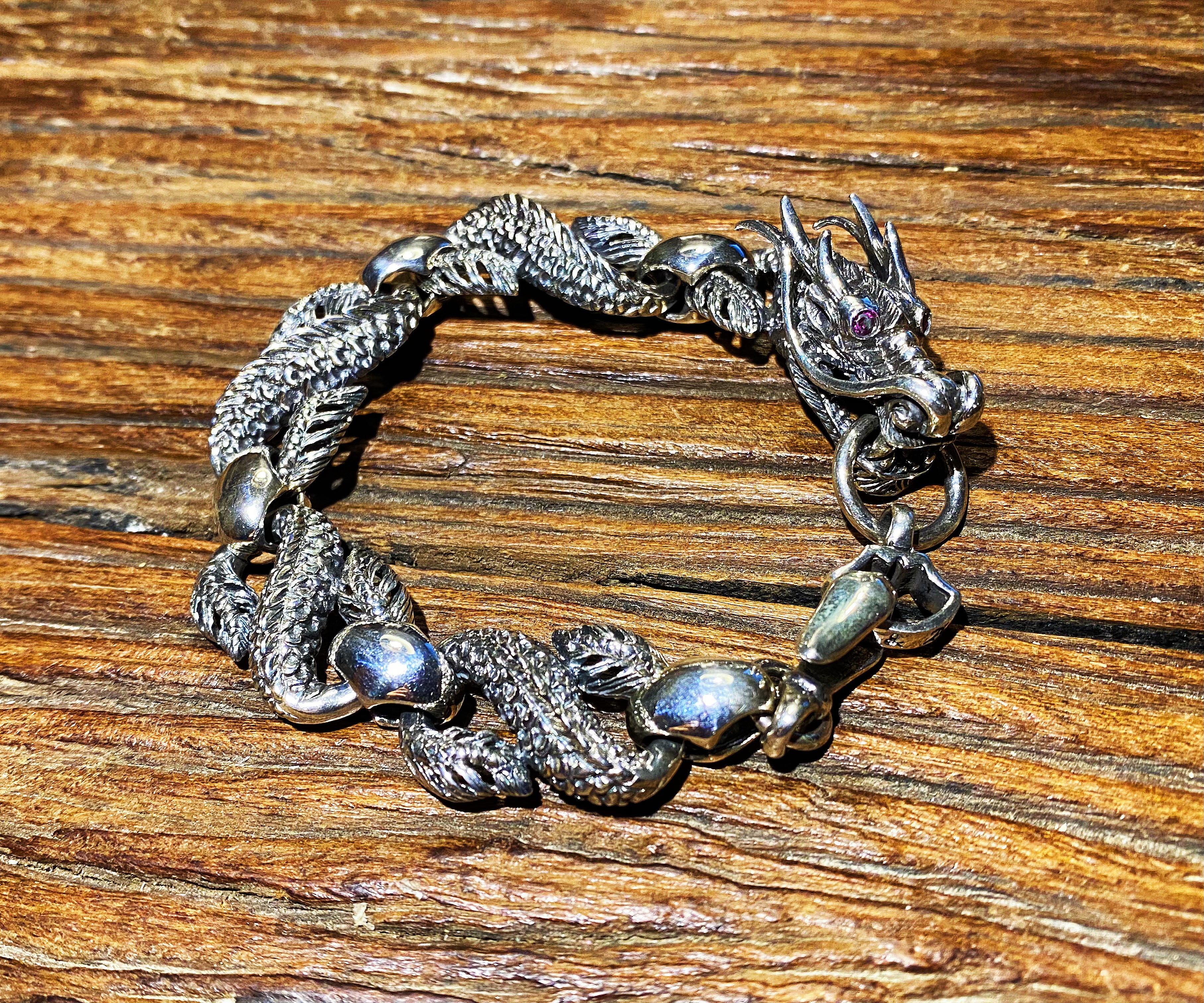 Dragon Silver Bracelet (Item No. B0069) Tartaria Onlinestore
