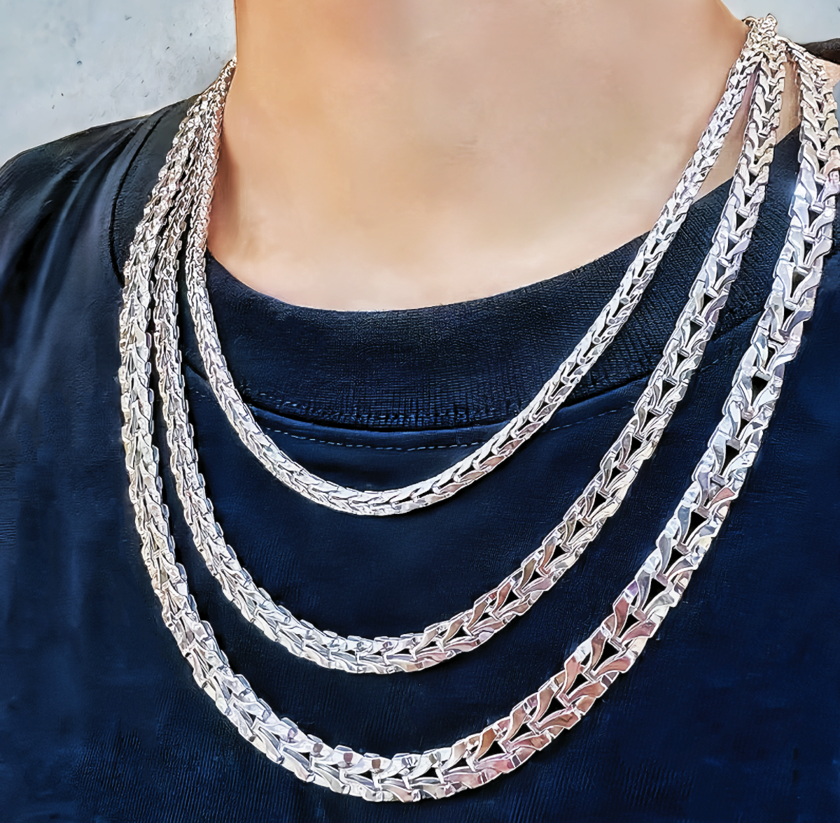 Platinum Gold Necklace Chain (Item No. GN0014）