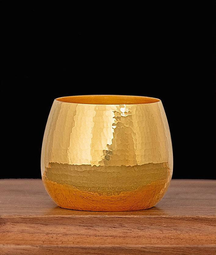 Hammered 24K Gold Cup (Item No. GC004)