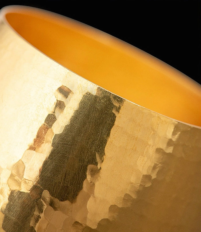 Hammered 24K Gold Cup (Item No. GC004)