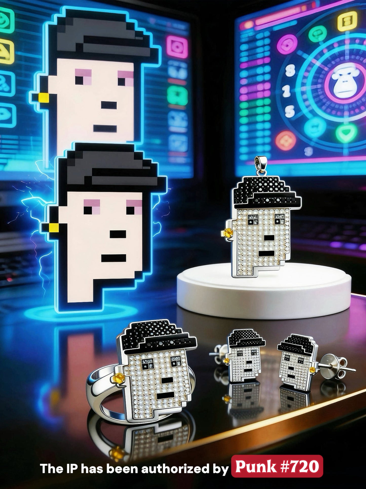 CryptoPunk NFT Custom Jewelry