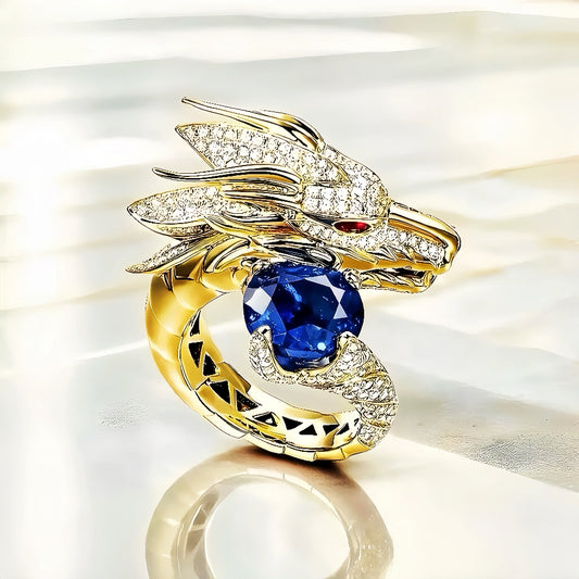 Dragon 18K Gold Ring (Item No.SC012)