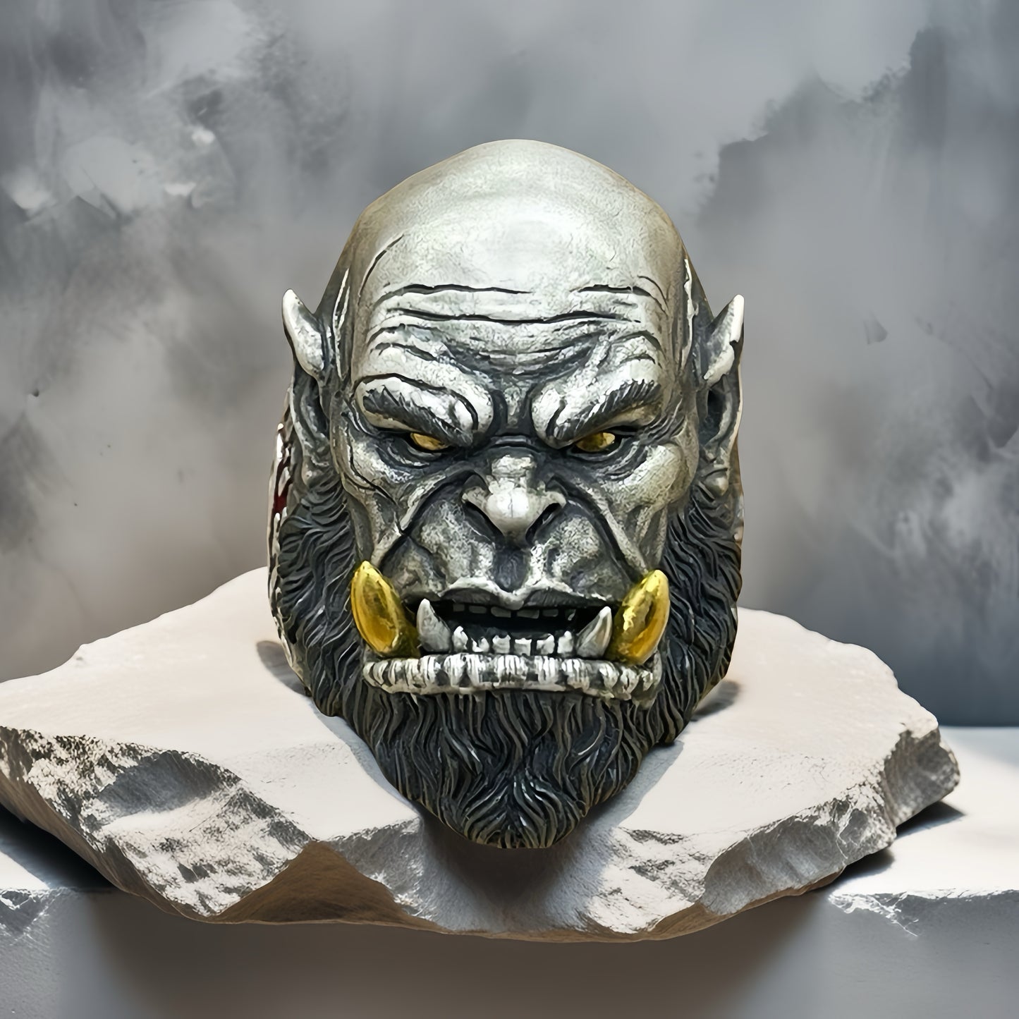 Orgrim Doomhammer Silver Ring (Item No. SC022)