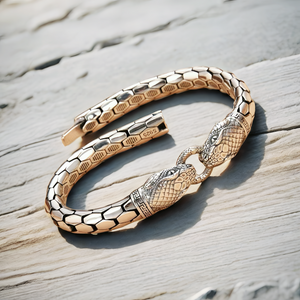 Snake Fashion Silver Bracelet (Item No. B0679）