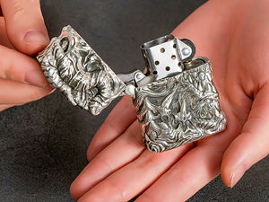 （副本）Vintage Silver Zippo Lighter Case Tartaria Onlinestore