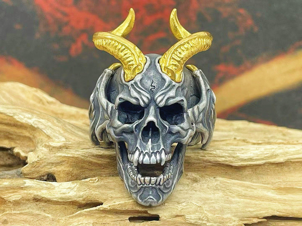 Demon King Silver Ring (Item No. R0146）