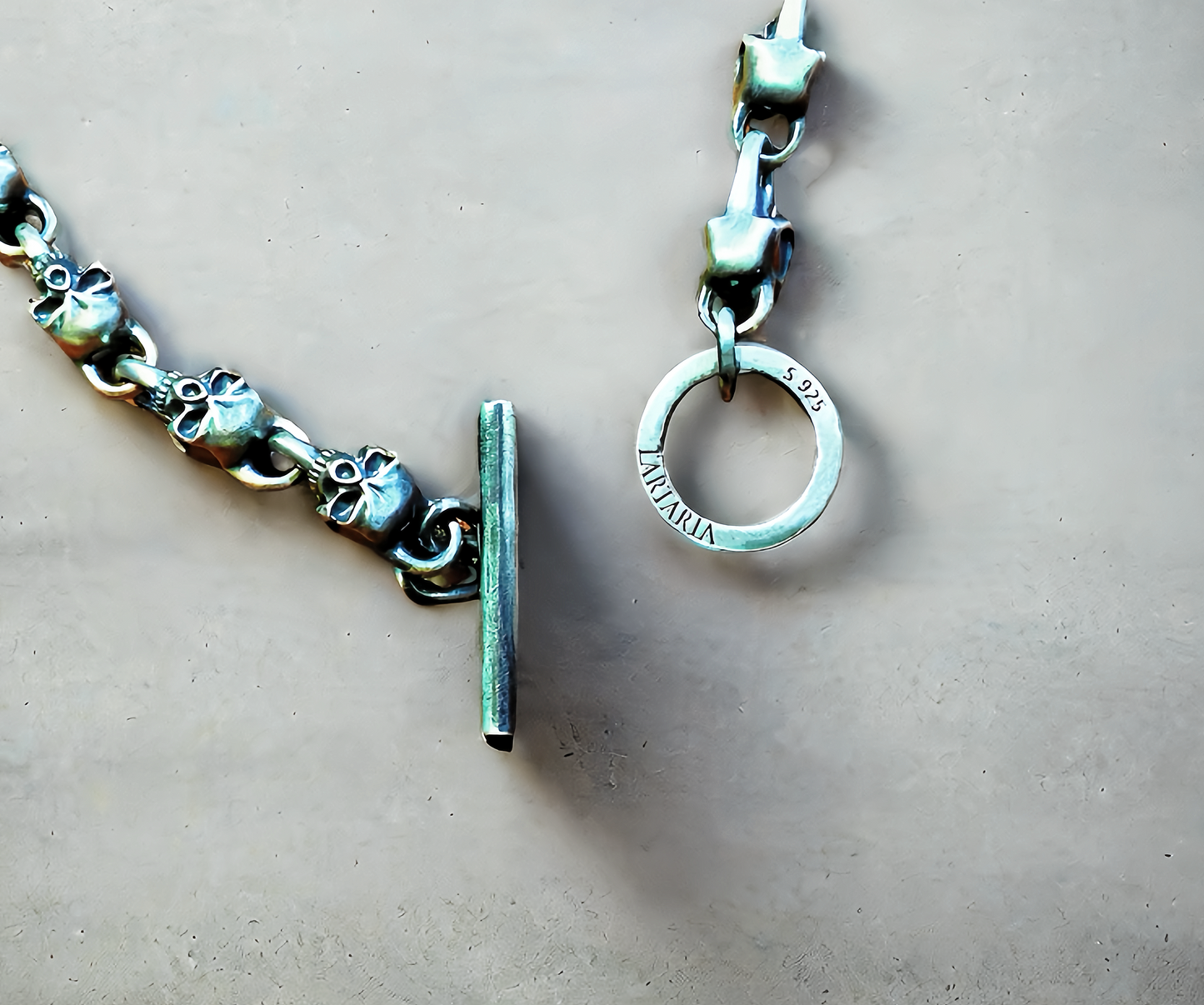 Skull Silver Necklace Chain (Item No. N0002)