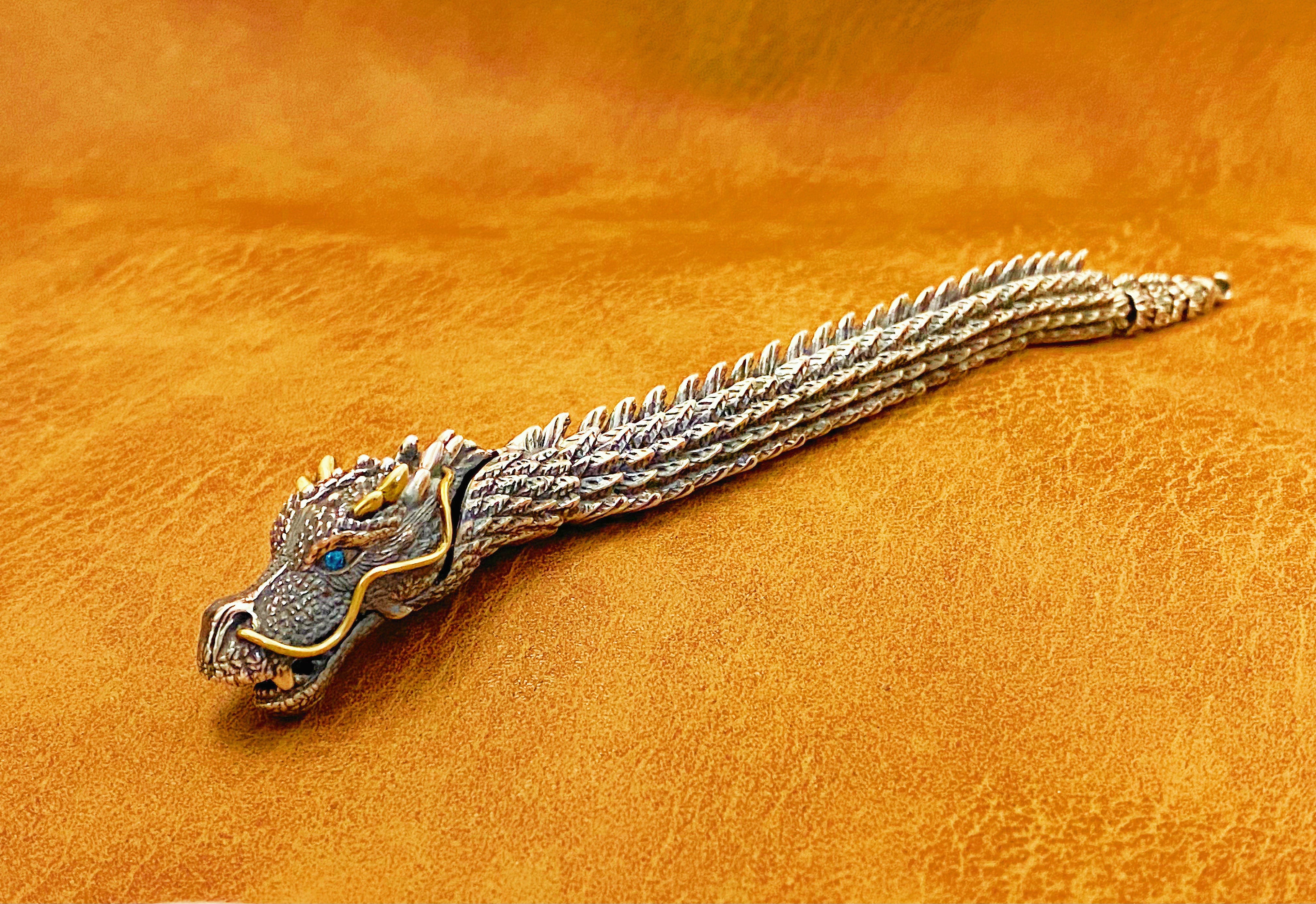 Dragon Silver Bracelet Chain (Item No. B0431)