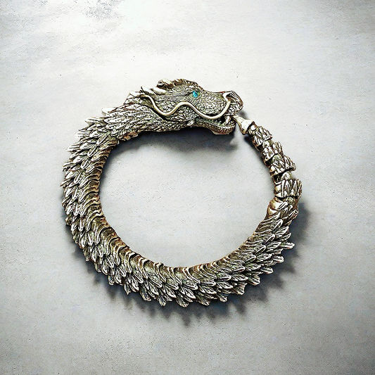 Dragon Silver Bracelet Chain (Item No. B0431)