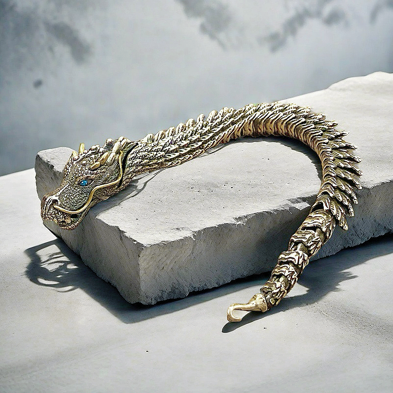 Dragon Silver Bracelet Chain (Item No. B0431)