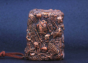 Burial Skull Zippo Lighter Case  (Item No. L0009) Tartaria Onlinestore