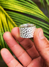 Hammered Silver Ring (Item No. R0119) Tartaria Onlinestore